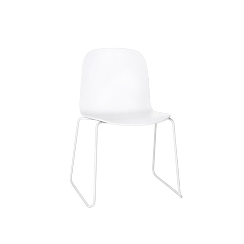 무토 비수 체어 슬래드 베이스 Visu Chair Sled White