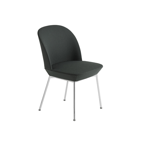 무토 오슬로 사이드 체어 Oslo Side Chair Chrome/Twill Weave990